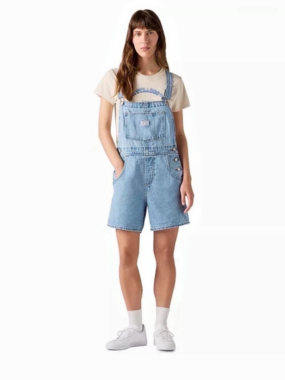 Levi's Vintage Shortalls Denim Overalls Blue